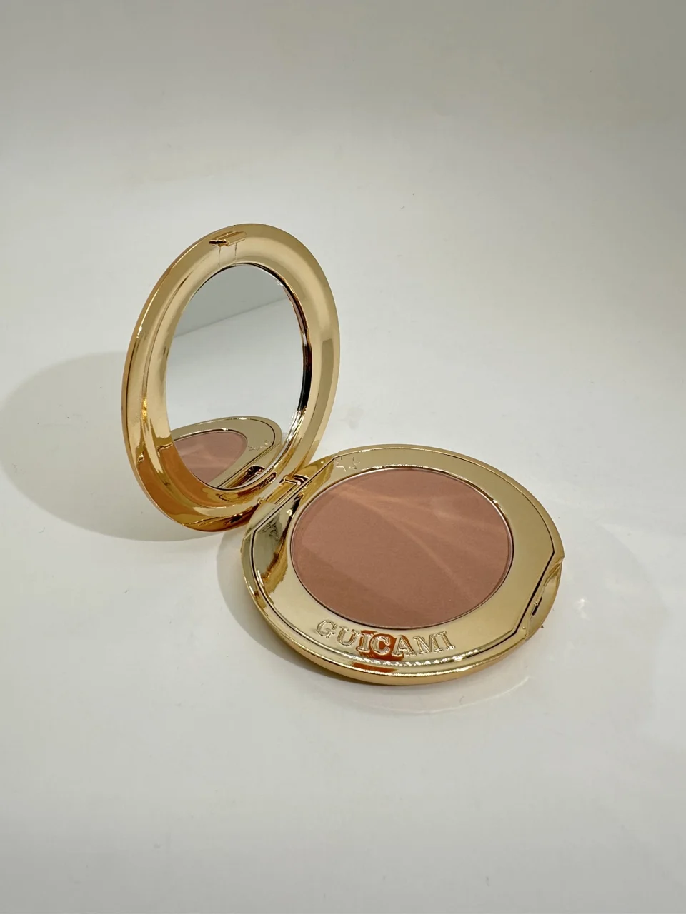 GUICAMI polvere fissante polvere controllo dell'olio a lunga durata fondotinta impermeabile tono della pelle naturale schiarente Mini trucco in polvere