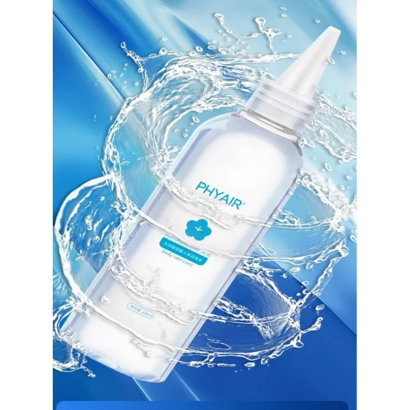 Hyaluronic Acid Lubricant 200ml/400ml Oral Anal Personal Lubricants Water Soluble Easy Cleaning Sex Lube Toys for Adults Couples