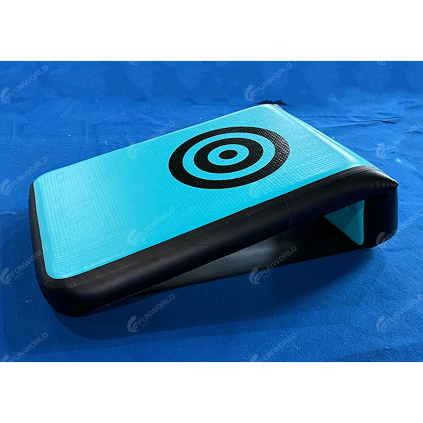 Foldable Exercise Mat, Gymnastics Incline Cheese Wedge Mat and Blow Up Air Incline Tumbling Trainer for Home Gym for Home Gym