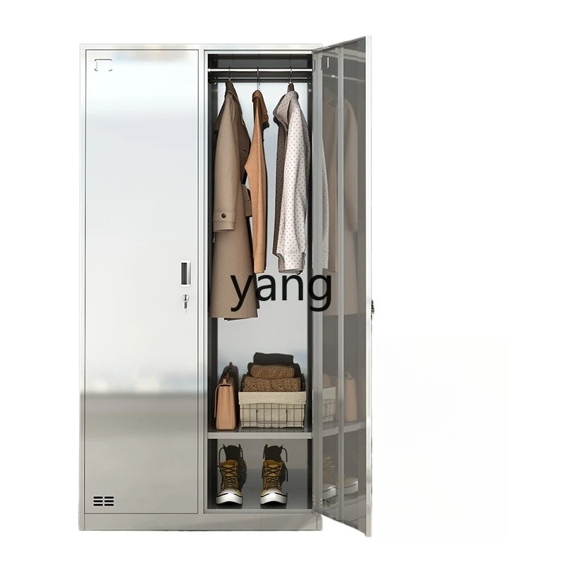 LH  stainless steel two-door locker storage 2-door locker staff dormitory changing wardrobe