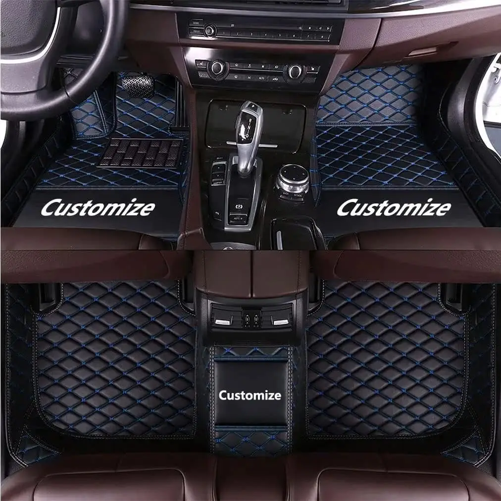 Custom Car Floor Mats For  Ford Mondeo MK5 Fusion 2014-2023 Auto Foot Pads Automobile Carpet Cover Accessorie