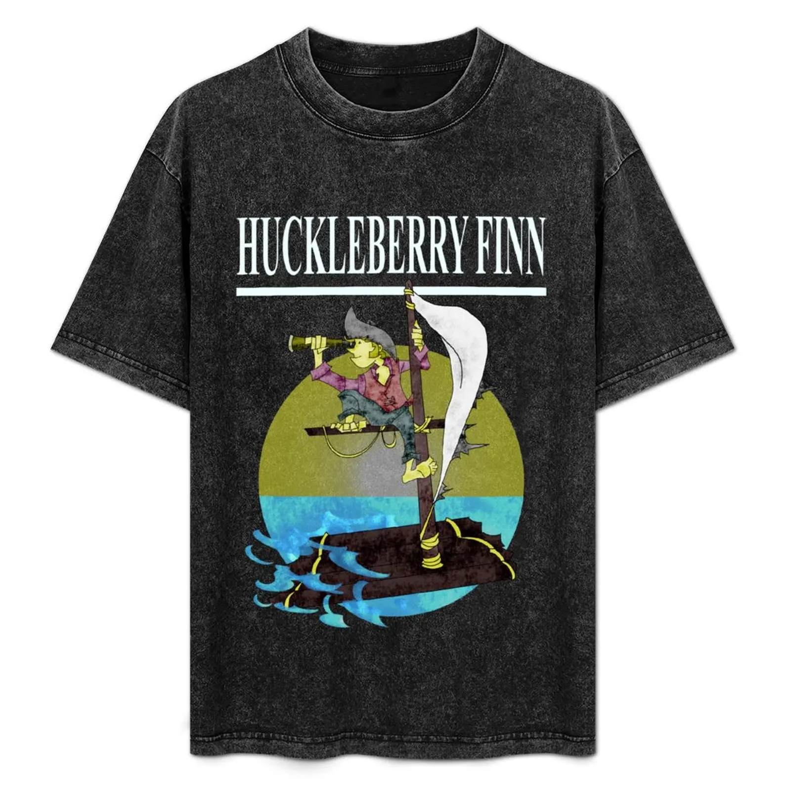 The Adventures of Huckleberry Finn T-Shirt Creative Graphic Tee Shirt
