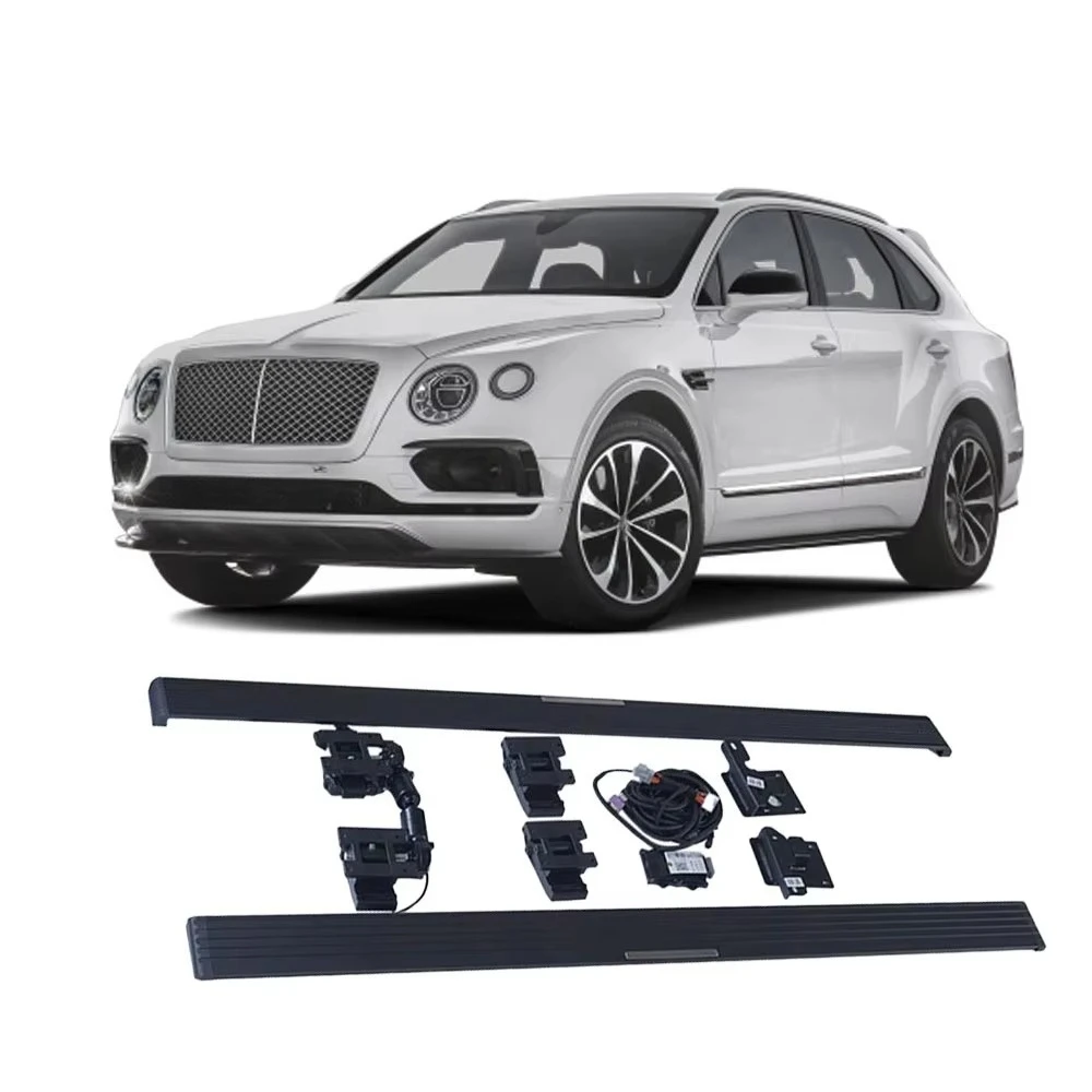 Bentayga Super Price LED Lights Car Padel SideSteps Electric Retractable Aluminum Alloy IP67 Waterproof Running Boards 16-23