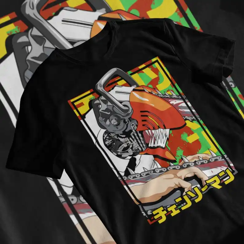 

Anime Chainsaw Man Denji Vintage Special T-shirt, Manga Lovers Graphic Tee,