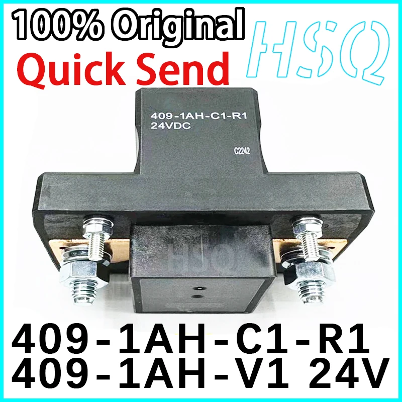 

1PCS 409-1AH-V1 24VDC 409-1AH-C1-R1 24VDC Power main switch 200A starter relay New Original in Stock