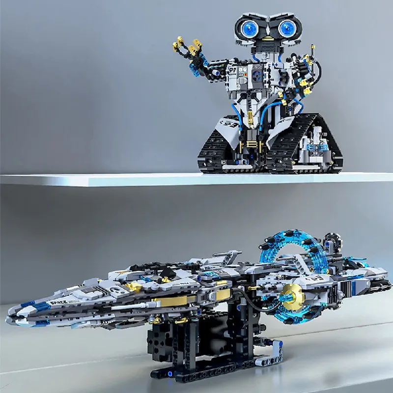 

1468PCS Technik Spacecraft Robot Building Blocks With Motor Military Robot Model Action Figure Bricks DIY Toys for Adults Gifts
