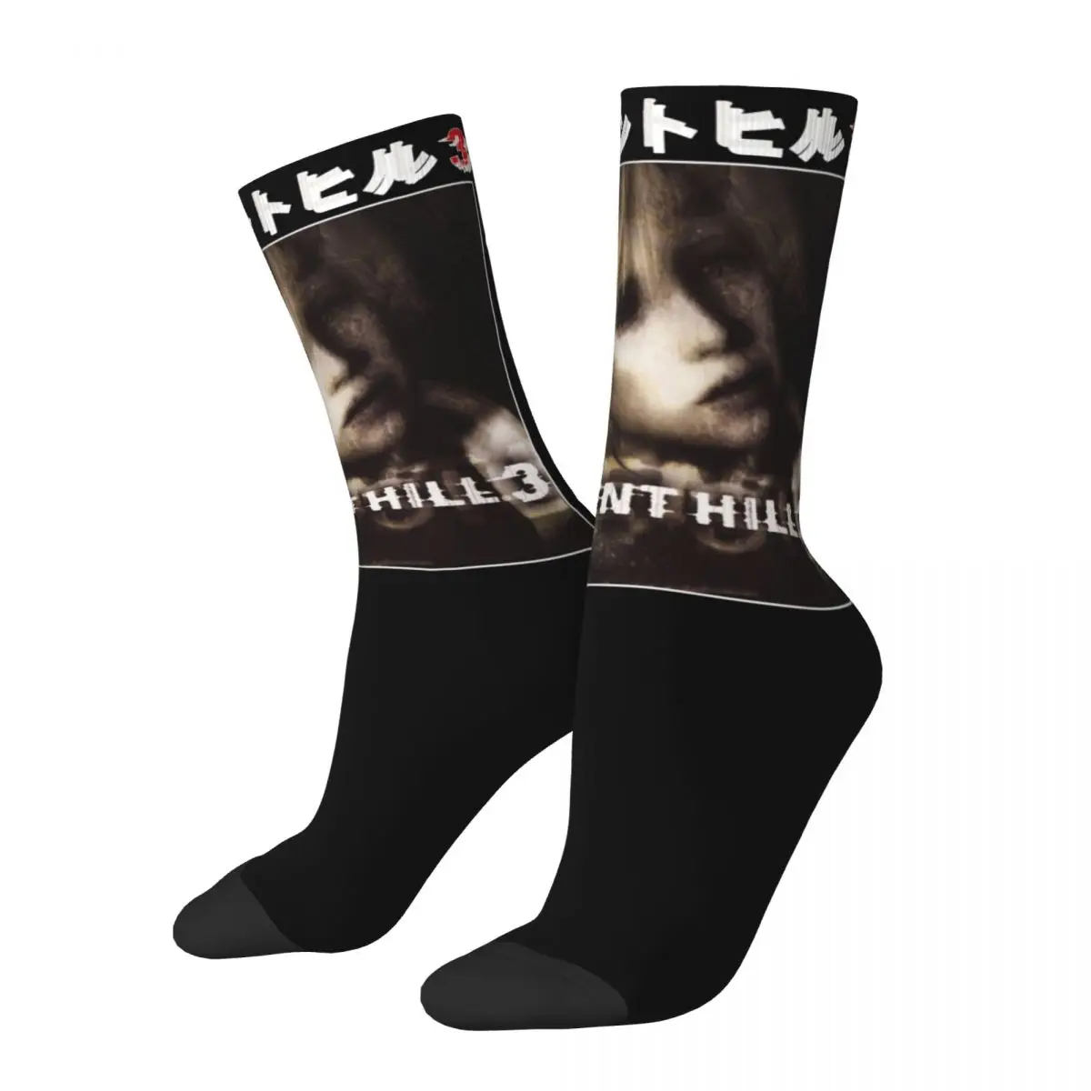 Happy Funny Men's Socks Casual Silent Hill 3 Sock Graphic Women Socks Spring Summer Autumn Winter