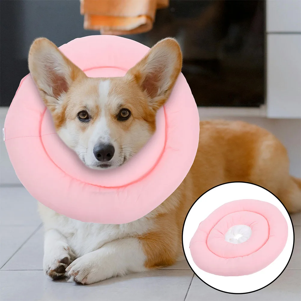 

Waterproof Pet Collar Cat Cone Dog for Small Dogs Cones to Stop Licking The Pink