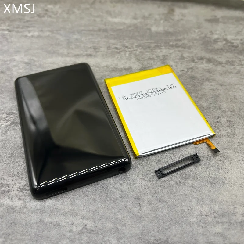 Черный металлический корпус, чехол, аккумулятор 3000 мАч в сборе для iPod 5-го поколения, 30 ГБ, 60 ГБ, 80 ГБ, 6 классических, 80 ГБ, 120 ГБ, 160 ГБ