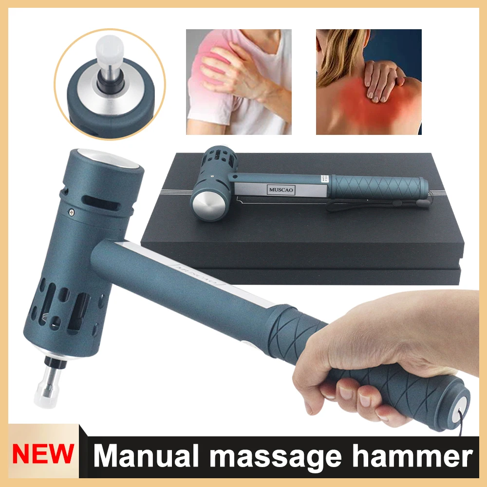 Shockwave Massager Pain Relief Home Use Professional Manual Shock Wave Massage Hammer