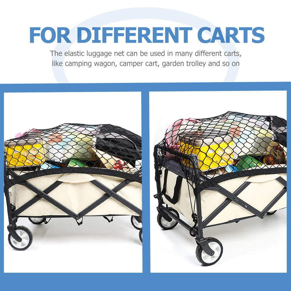 

Кемпинговая вагонная сетка для багажа, эластичный чехол для тележки для сада, тележка для кемпера, товары для кемпинга на открытом воздухе, аксессуары для грузовика