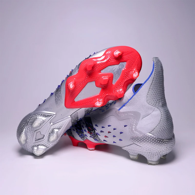 Slip-on Depredador Mens Soccer Shoes Without-lace Non-Slip Soccer Cleats for Youth TF/FG Training Football Boots Chuteira Campo