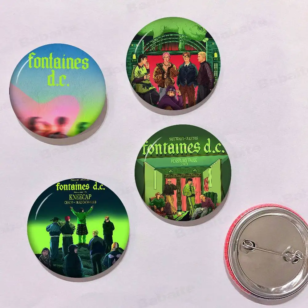 الفرقة F-فونتينز تيار مستمر الرومانسية 58 مللي متر اليدوية بروش الكرتون تأثيري شارة على ظهره مجوهرات اكسسوارات هدايا