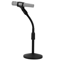 Geekria-Soporte de micrófono de sobremesa telescópico con cuello de cisne para Creator, brazo Flexible, Compatible con Shure Sm58