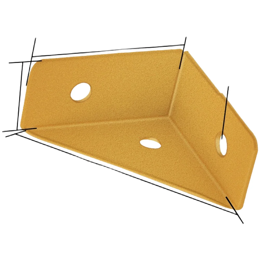 90 Degree L Corner Bracket for Cabinet Bed Table Chair Furniture Corner Reinforcement Cold Rolled Steel Bracket