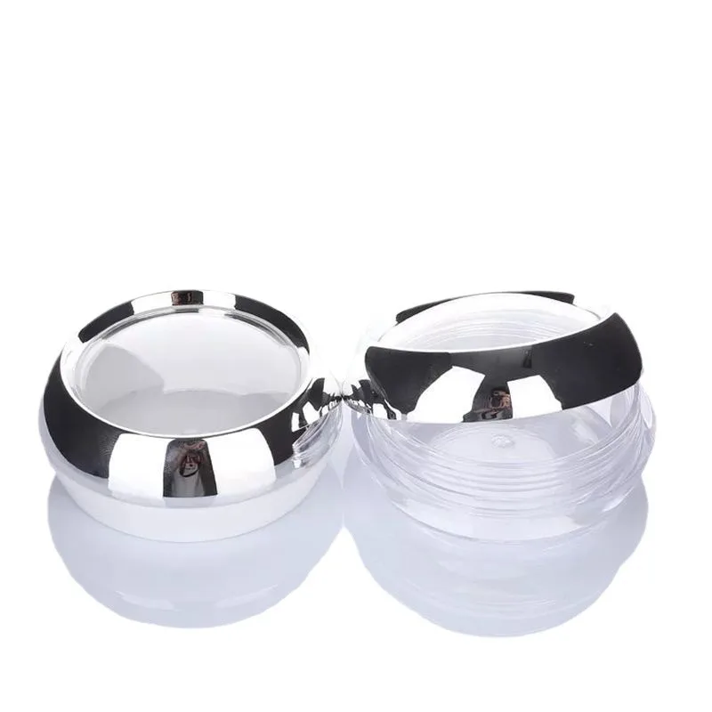 

Acrylic PS Pill Box 10g-50g, Refillable Cream Jar & Cosmetic Container for Placenta Time Capsule Empty Bottles