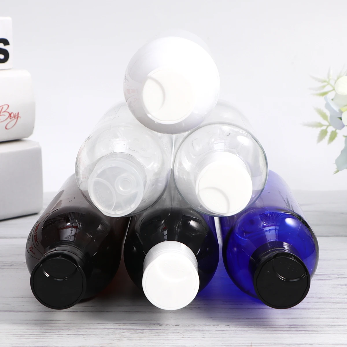 

6Pcs Travel Bottle Set Press Lid Portable Containers Empty Shampoo Lotion Dispenser Leakproof Reusable for Trip