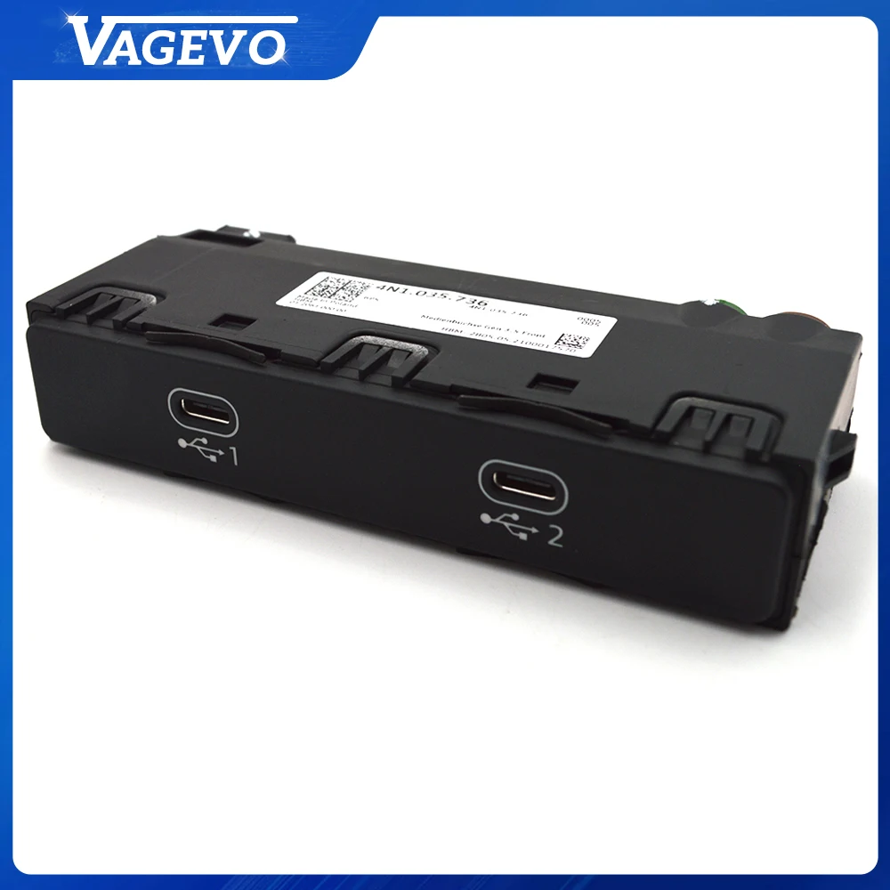 4N1 035 736 Sedan USB C Connection Ports with holder For AUDI A6 C8 2020-2021 4N1035736 - view 5