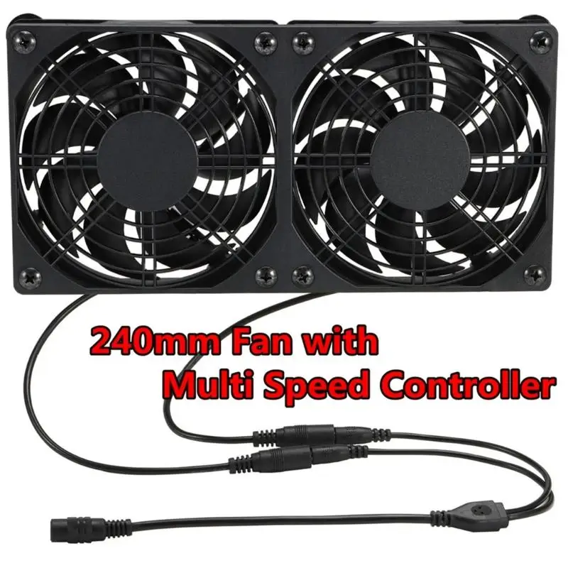 Quạt làm mát 120mm hiệu quả L4MD với công suất điều khiển tốc độ 3V đến 12V