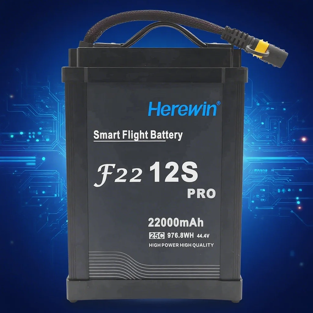 

Интеллектуальная батарея Herewin 22000 мАч, 44,4 В, 12S, 25C, 1P, батарея, интеллектуальная батарея для защиты сельскохозяйственных растений