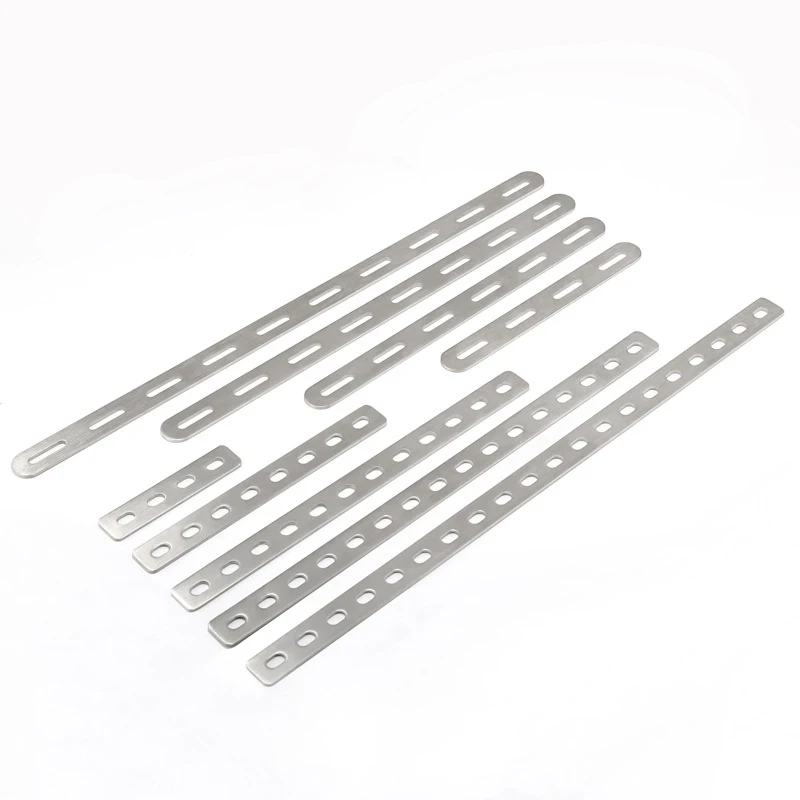 Stainless Steel Flat Corner Connector Plate Furniture Repair Bracket Cabinet Shelf Joining Fixing Hardware Brace