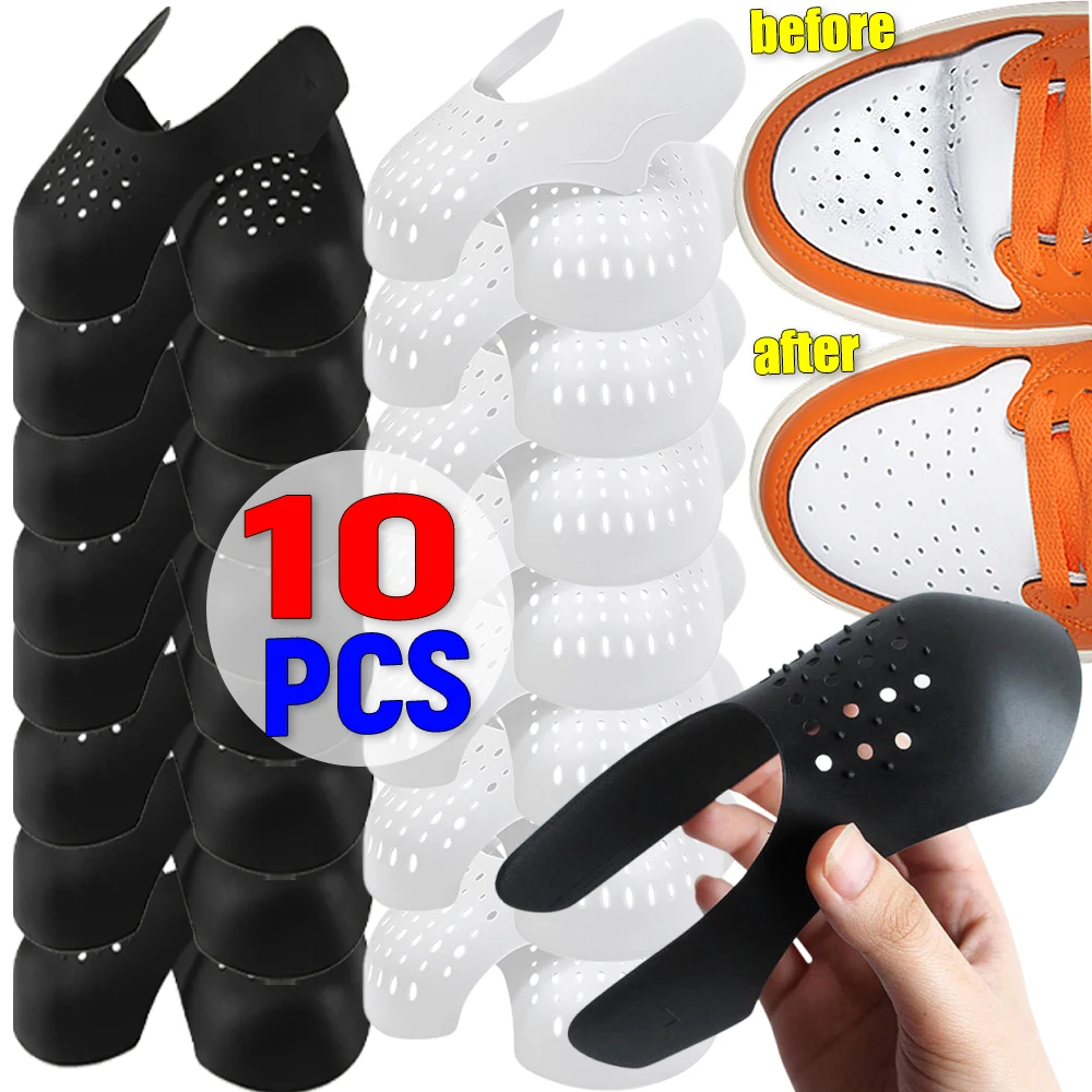 2-10 stücke Anti Falte Schuh Kopf Schutz Casual Sneaker Anti Falten Schuh Kappe Kappen Unterstützung Bahre Expander Schuhe schutz