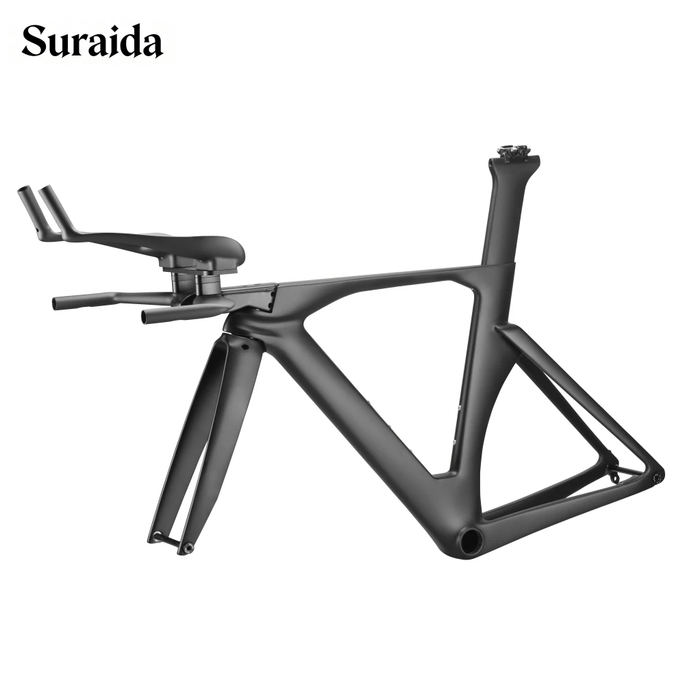 Suraida 2026 TT058 Carbon Fiber UD Disc Brake TT Bike Racing Frame Ironman Triathlon Carbon  Frame  TT Handlebar Fork New Model