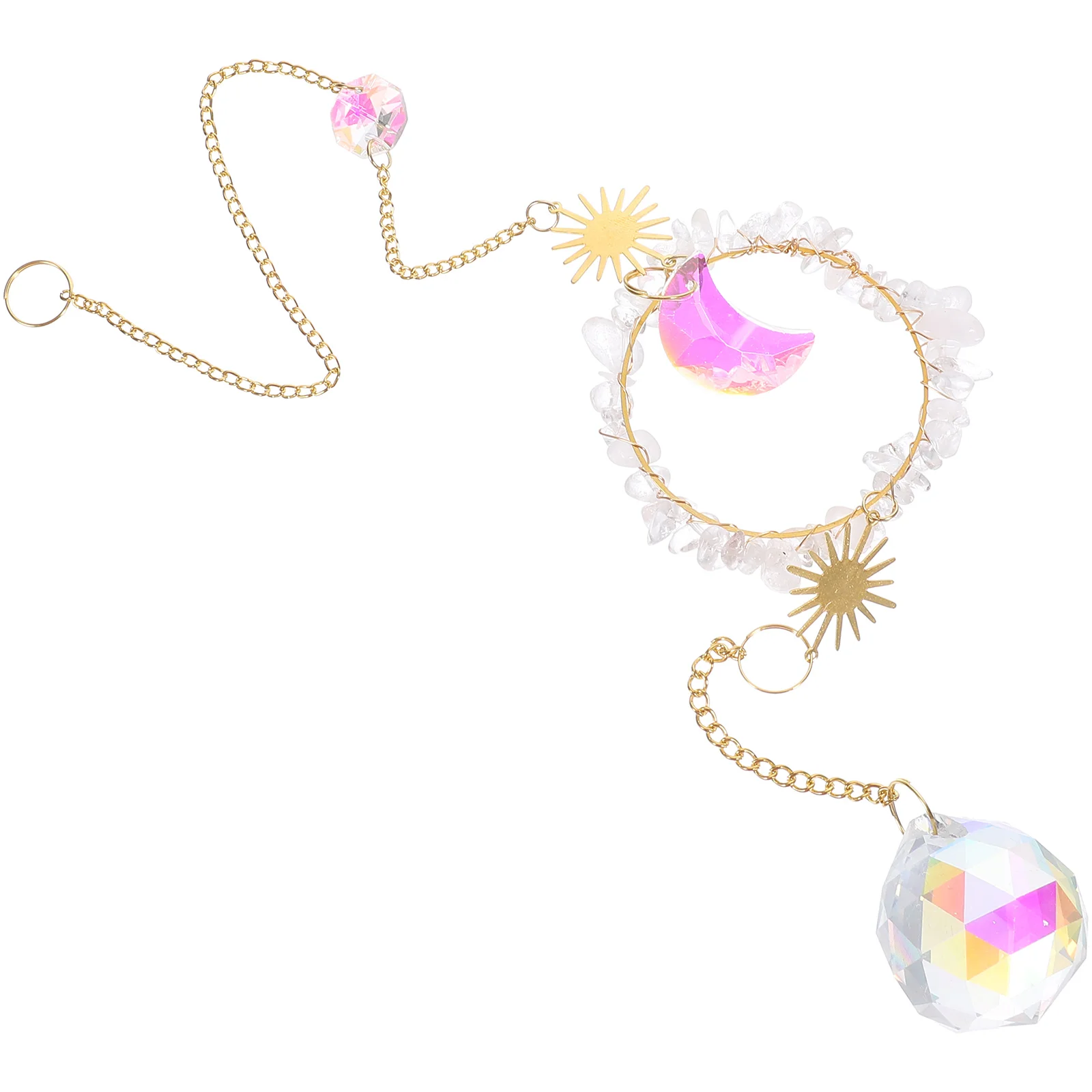 

Amethyst Hanging Decor Prisms Pendant Window Crystal Prisms Garden Home Decor Sun Catcher Crystal Pendant Gifts