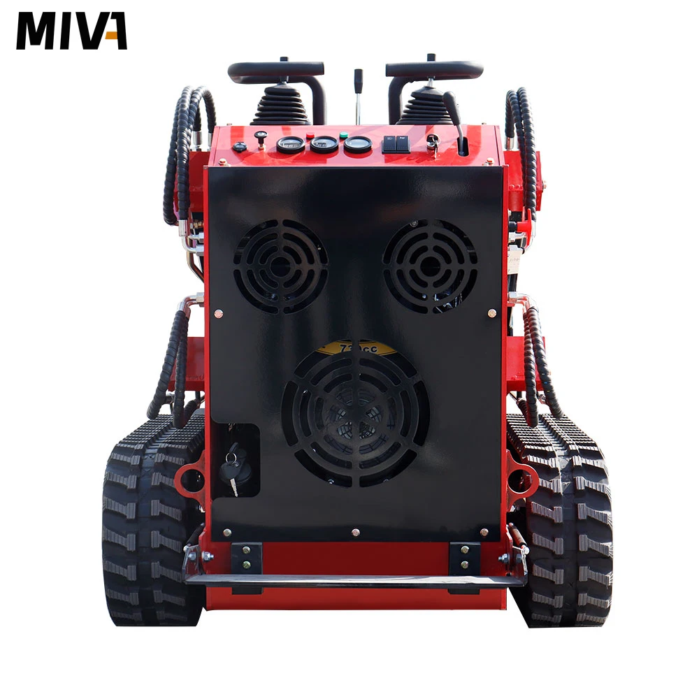 High-Precision Mini Skid Steer Loader Strong Engine 480kg Auto Leveling Track Small Loaders Customized Walk Behind Skid Loader