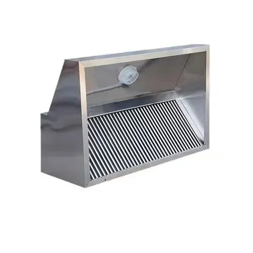 Commercial Hotel Kitchen Stainless Steel Electric Exhaust Hood with 500-1000W Power and Easy Cleaning