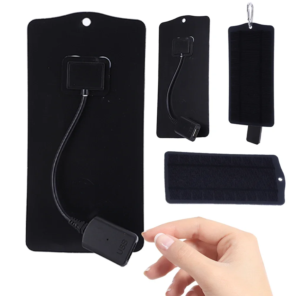 2.5 واط 5 فولت لوحة طاقة شمسية الخلايا الضوئية USB مقاوم للماء شاحن الهاتف المحمول شاحن البطارية الشمسية لبطارية 3.7-5 فولت #2