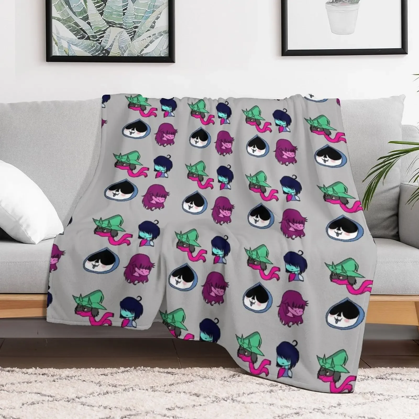 Deltarune Crew Throw Blanket Soft For Baby Blankets