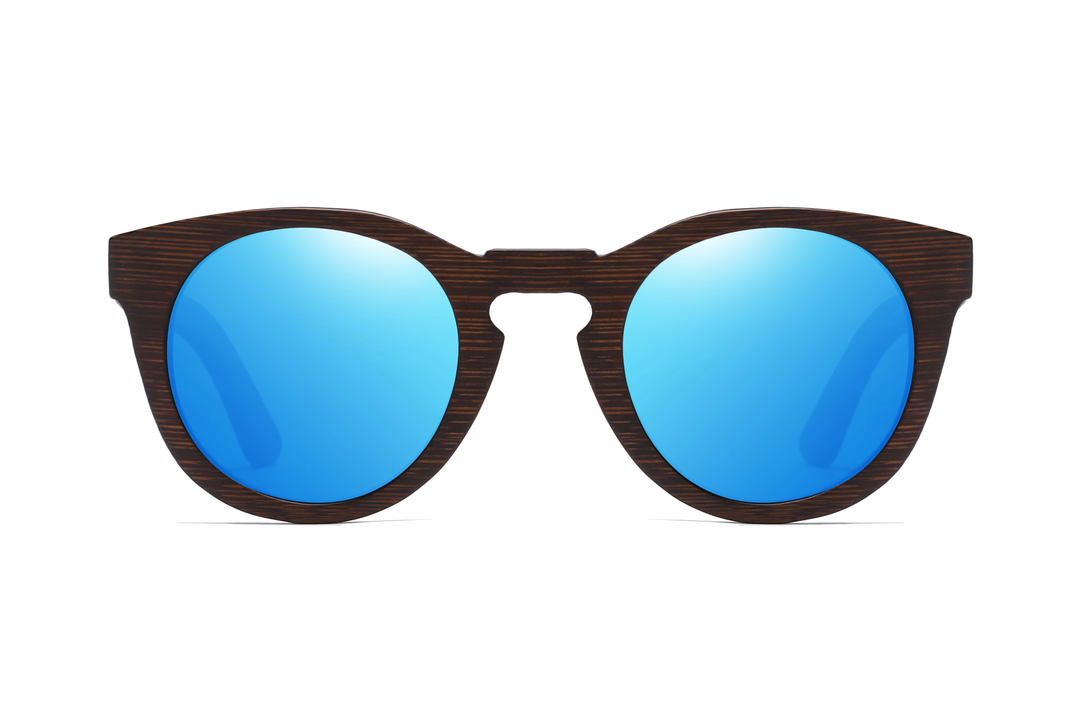 GM Brand Design Lente Nieuwe Stijl 100% Bamboe Gepolariseerde Zonnebrillen Heren Dames Mode Bril UV400 Kartonnen Doos 8240