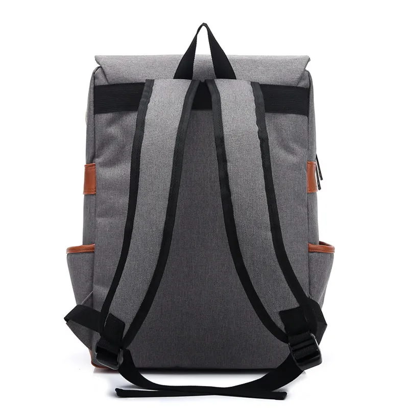 16 Inch Vintage Unisex Oxford Waterproof Backpacks Large Capacity Men Travel Bag Women Students School Books Laptop Backpack