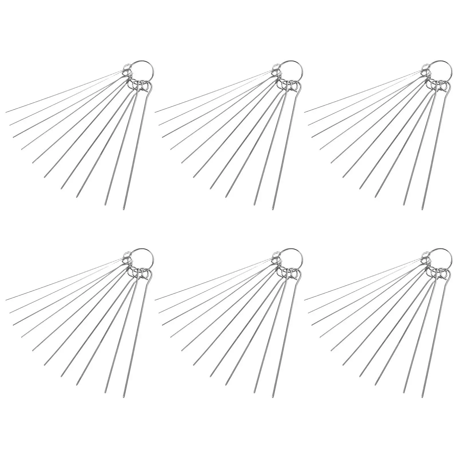 

6Pcs Stainless Steel Welding Torch Tip Cleaner Needles Set for Welding Cutting Nozzle Carburetor Motorcycle Cleaner Tools