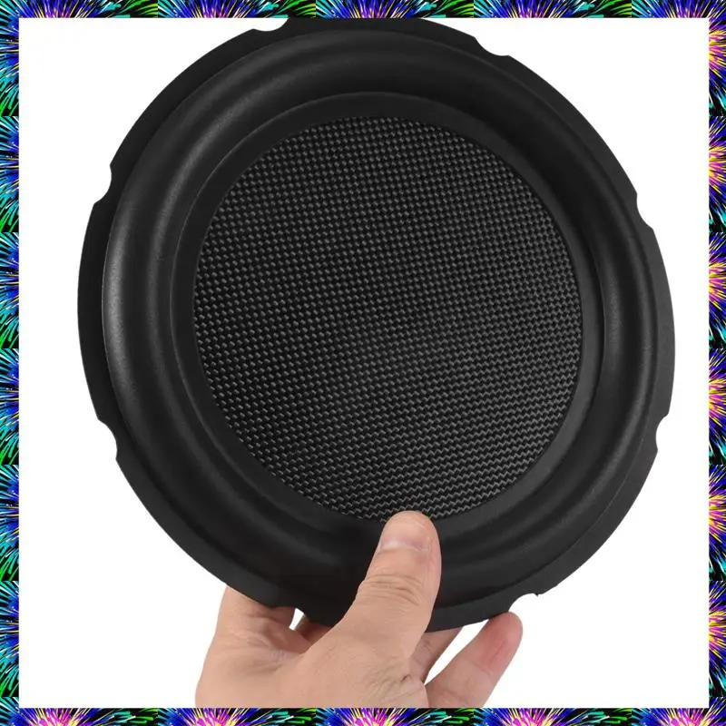 ZIZI 8-Zoll-Basslautsprecher, passiver Kühler, zusätzliche Gummi-Vibrationsplatte, Subwoofer-Ersatz