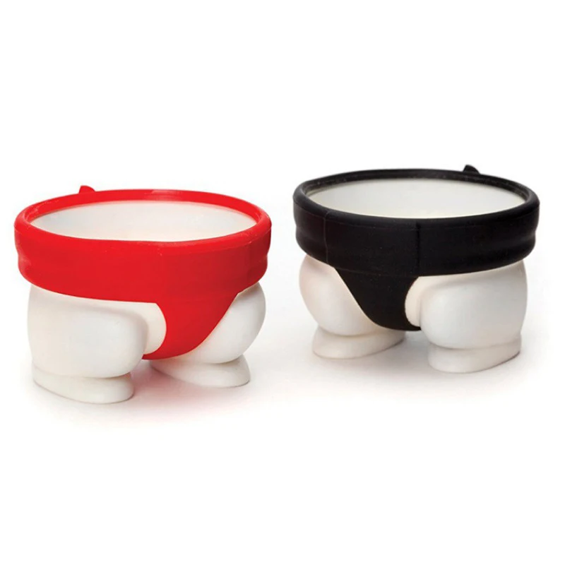 2pcs Playful Japanese Sumo Design Egg Cups Egg Holder Soft And Hard Boiled Egg Cup Holders Majestic Egg Cup Multipurpose Kitchen