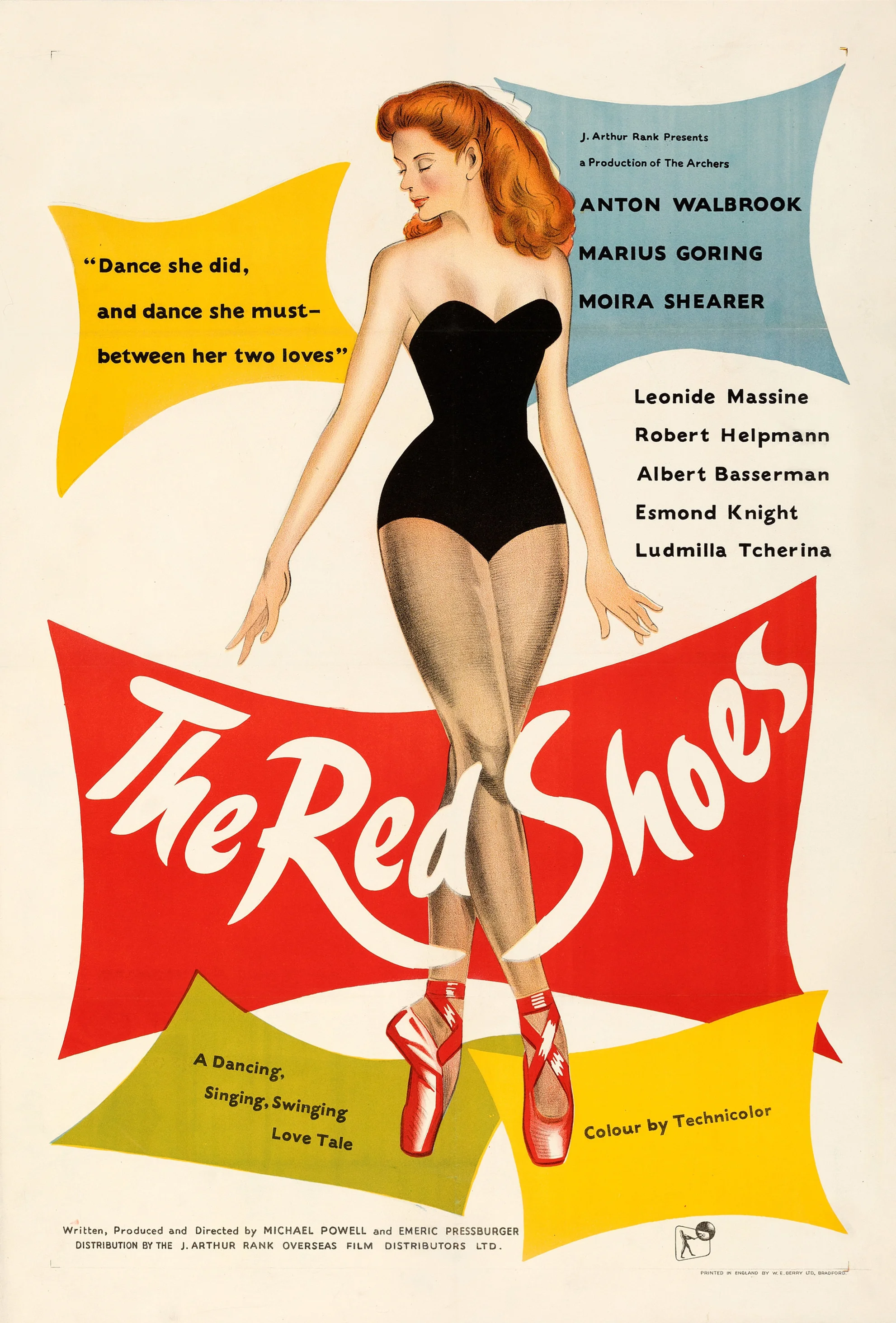 Movie The Red Shoes (1948) Wall Art Canvas Painting Poster Home Decoration