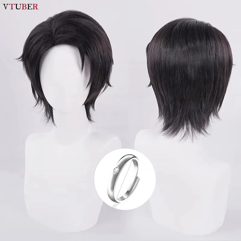 

High Quality Yuuta Okkotsu Cosplay Wig Anime Short Black Okkotsu Yuta Heat Resistant Synthetic Hair Halloween Party Wigs +WigCap