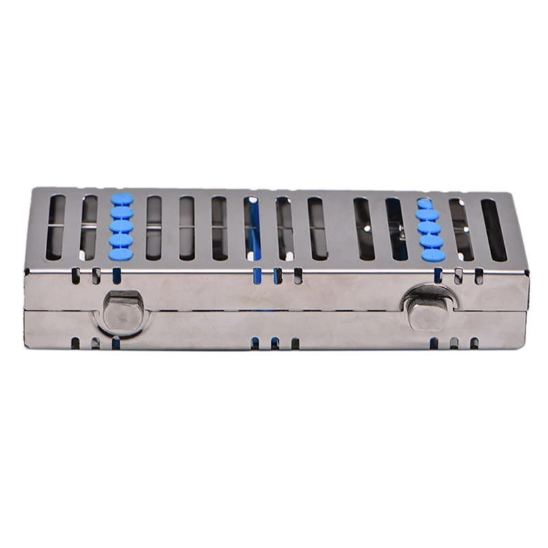 Dental Sterilization Rack Surgical Autoclavable Sterilization Box Dental Cassette File Burs Disinfection Tray Dentist Tools