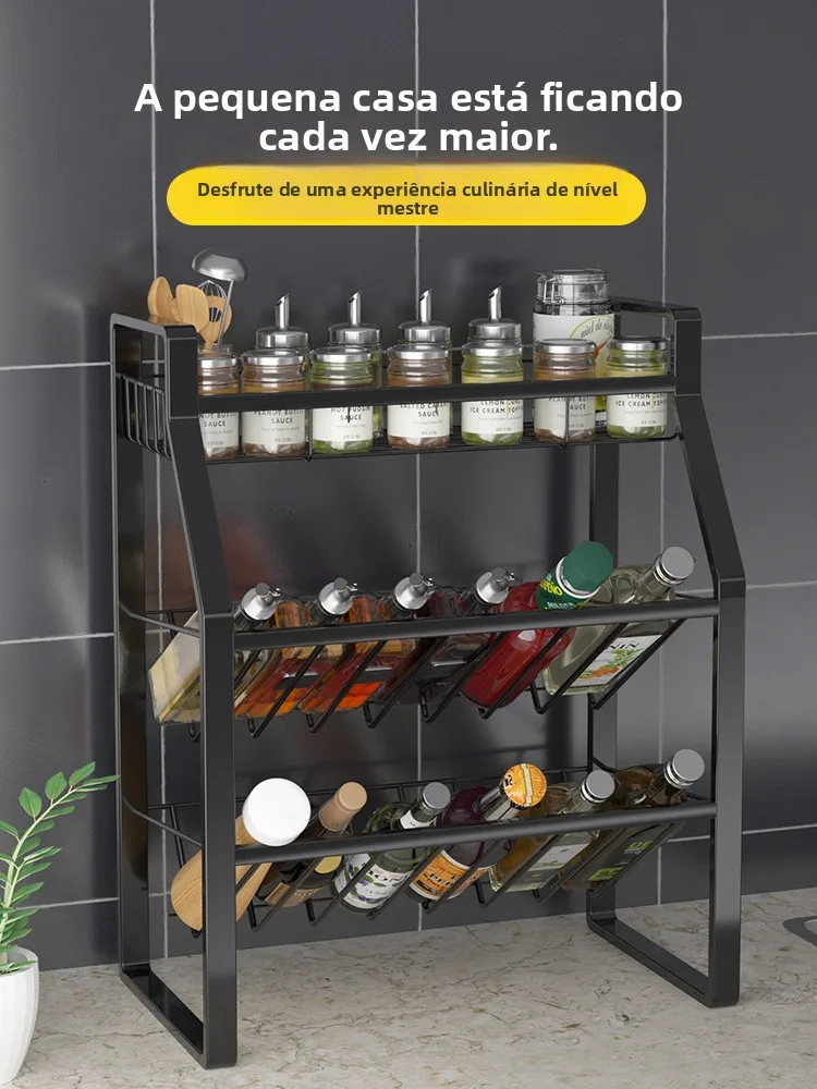 kitchen-counter-storage-rack-creative-metal-spice-organizer-oil-salt-vinegar-sauce-holder-home-use-multifunctional-cooking-ut