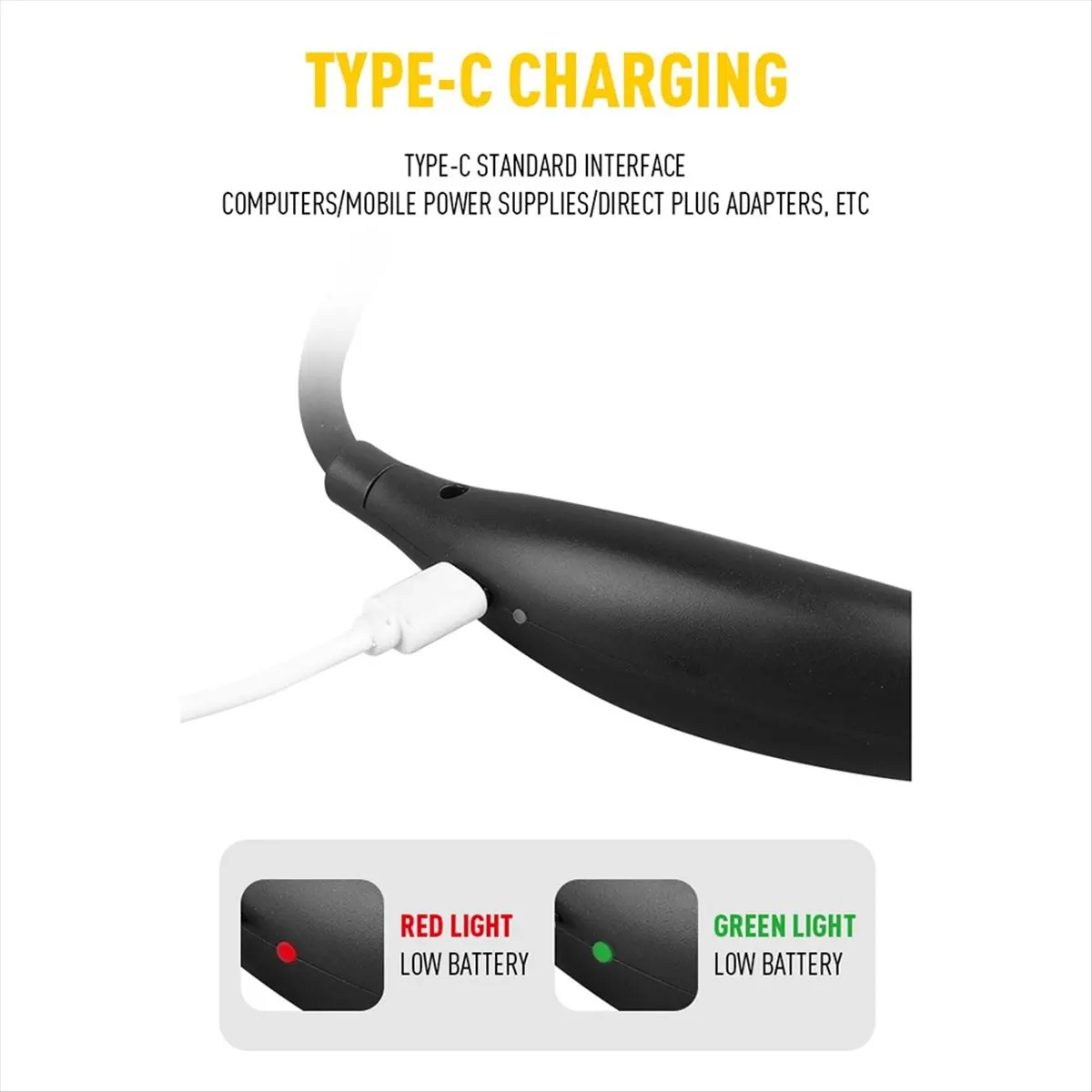Neck Reading Light Flexible LED Book Light Portable Hanging Neck Reading Lamp USB Charging for Camping