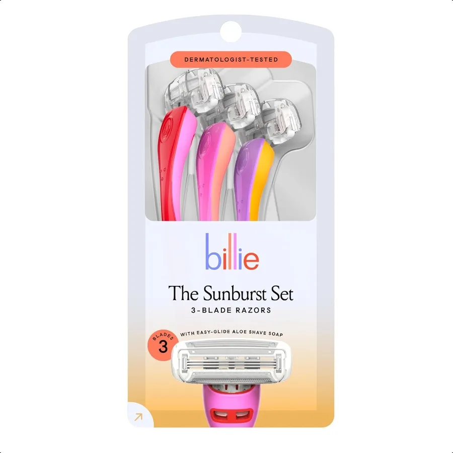 

Billie Disposable Razors for Women The Sunburst Set
