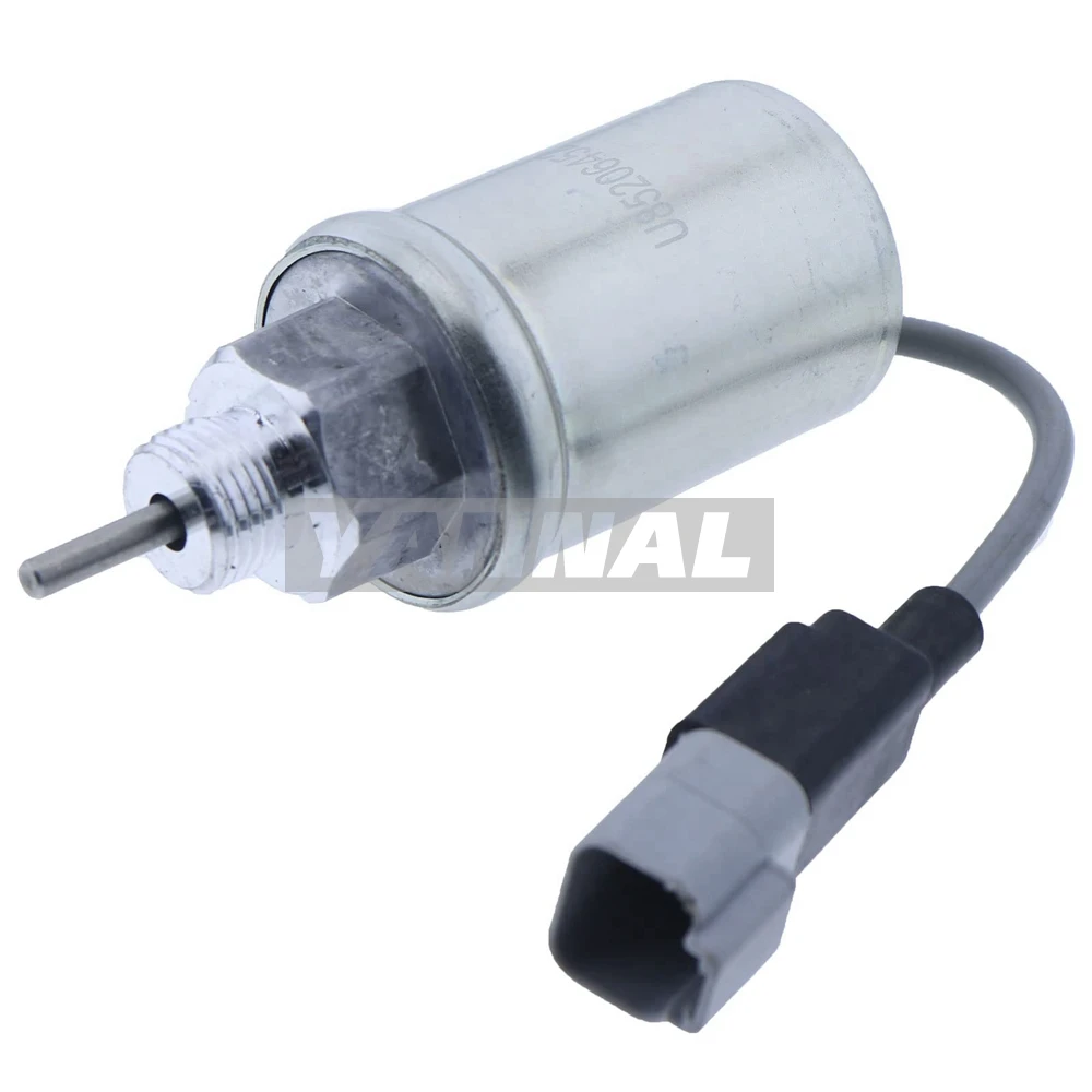 HOT SALE STOP SOLENOID VALVE U85206451 FOR PERKINS 403C 404C-22 FUEL SOLENOID 35107U 24V