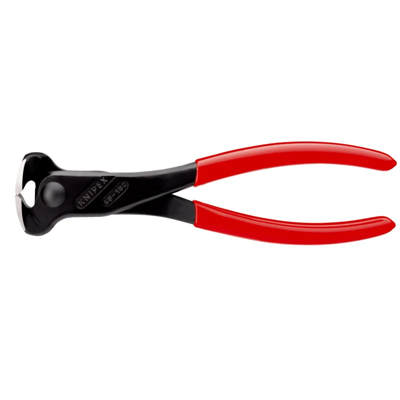 Imagem -02 - Alicate de Corte Final Knipex Economia de Trabalho Altamente Eficiente Tem Bordas Adequado para Fios Macios e Duros 68 01 180