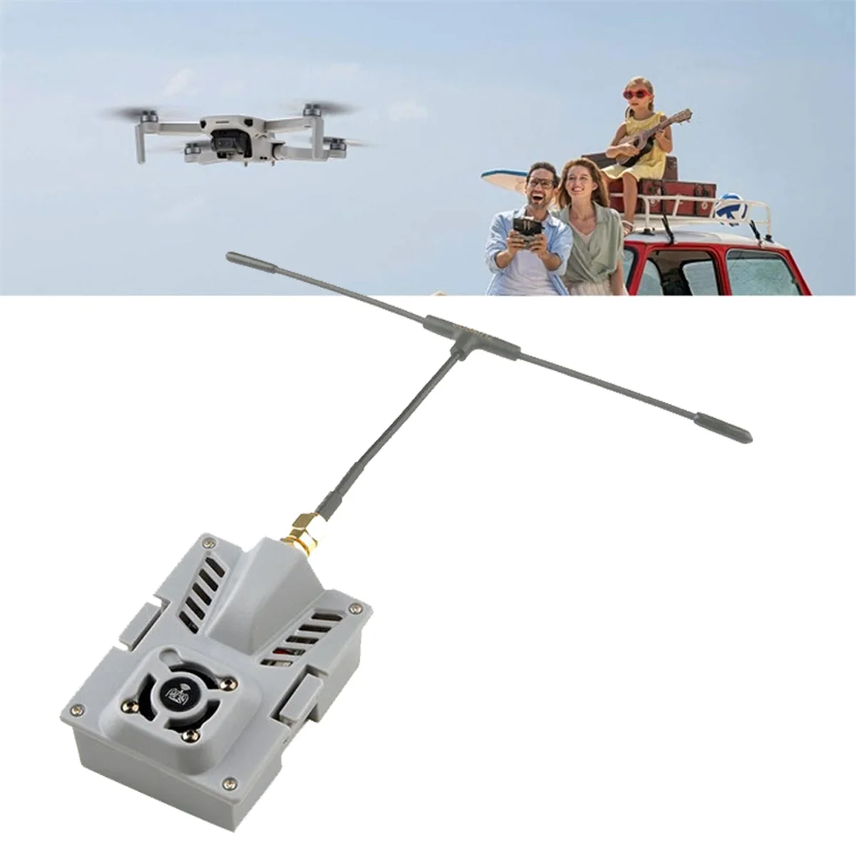 ExpressLRS ES900TX FPV ELRS 915MHz Módulo de longo alcance para drones Radiomaster TX16S Micro-Mini de longo alcance