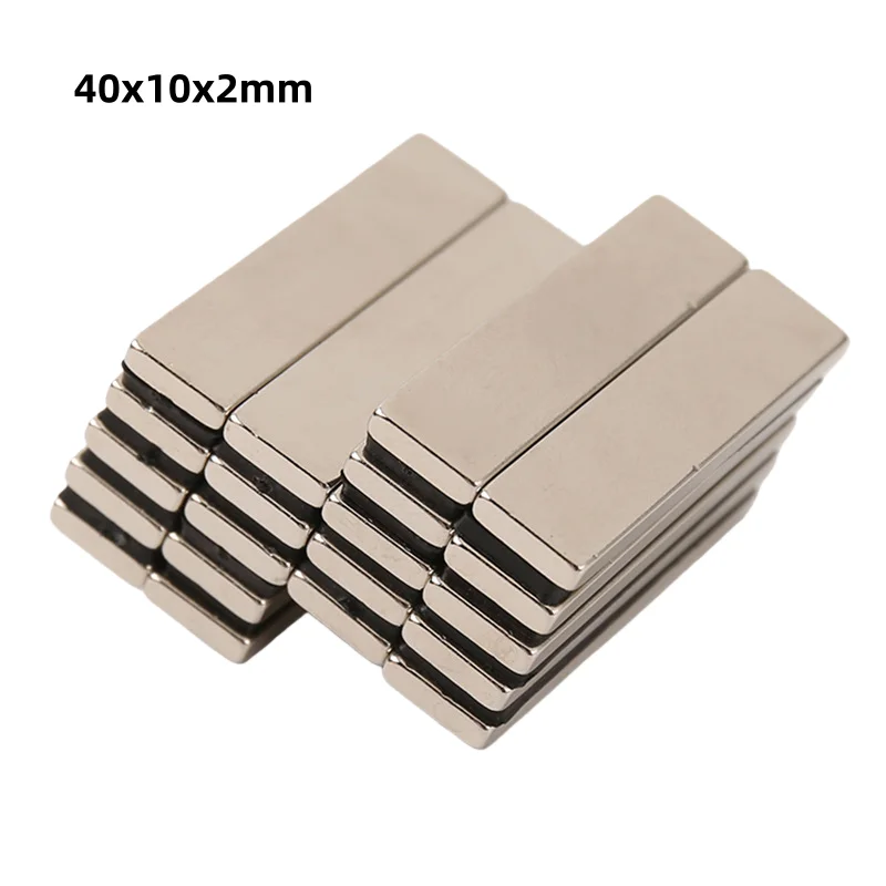 40x10x2mm Square magnets for DIY, Craft  Home Organization , for Tool Storage, Whiteboard Notes  Display Fixing 40mmx10mmx2mm