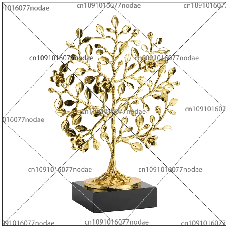 

Happy Fortune Tree Ornament Light Luxury Living Room Wine Cabinet Office Home Entrance Cash Tree Housewarming Decoration
