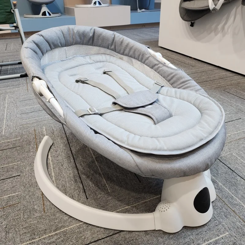 Cadeira de balanço elétrica para bebê coaxando artefato de bebê
