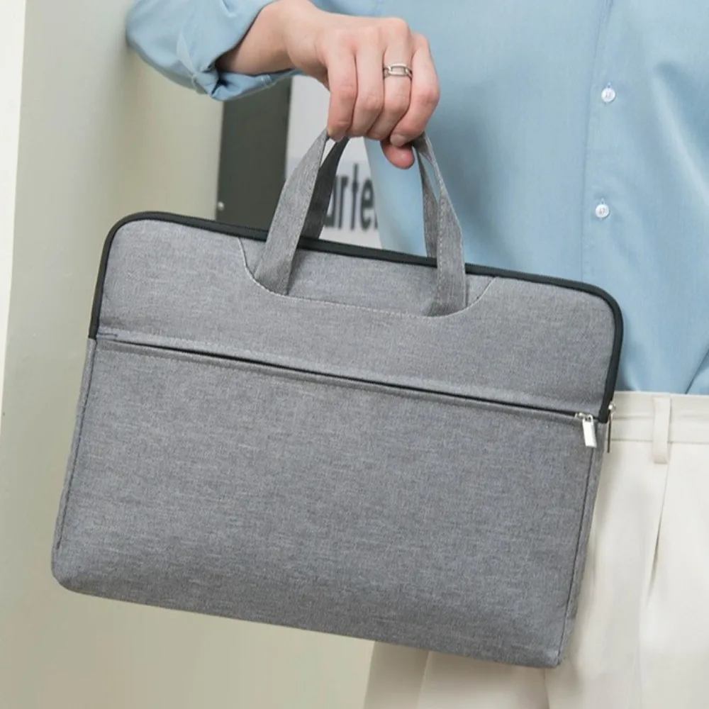 Sac à main en tissu Oxford pour ordinateur portable, étuis à bombes d'affaires, dossier de fichiers, étui pour ordinateur portable, multicouche, étanche